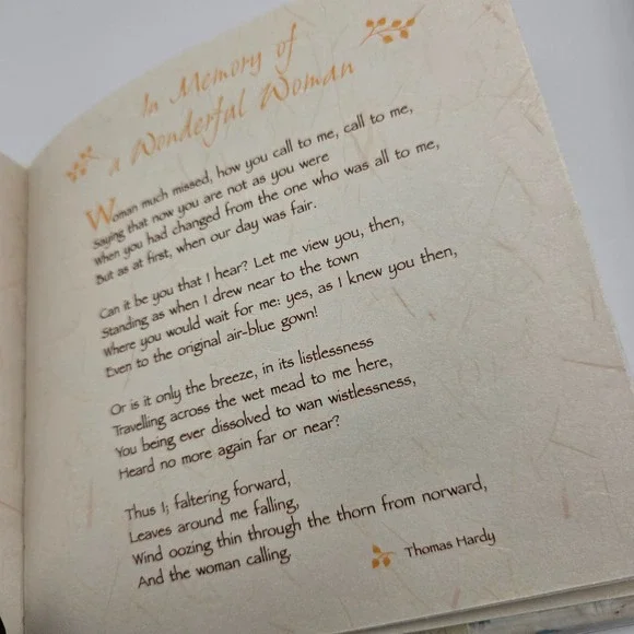 Words of Comfort Book Blue Mountain‎ Arts Collection 2002 Vintage Hardcover - Picture 11 of 13